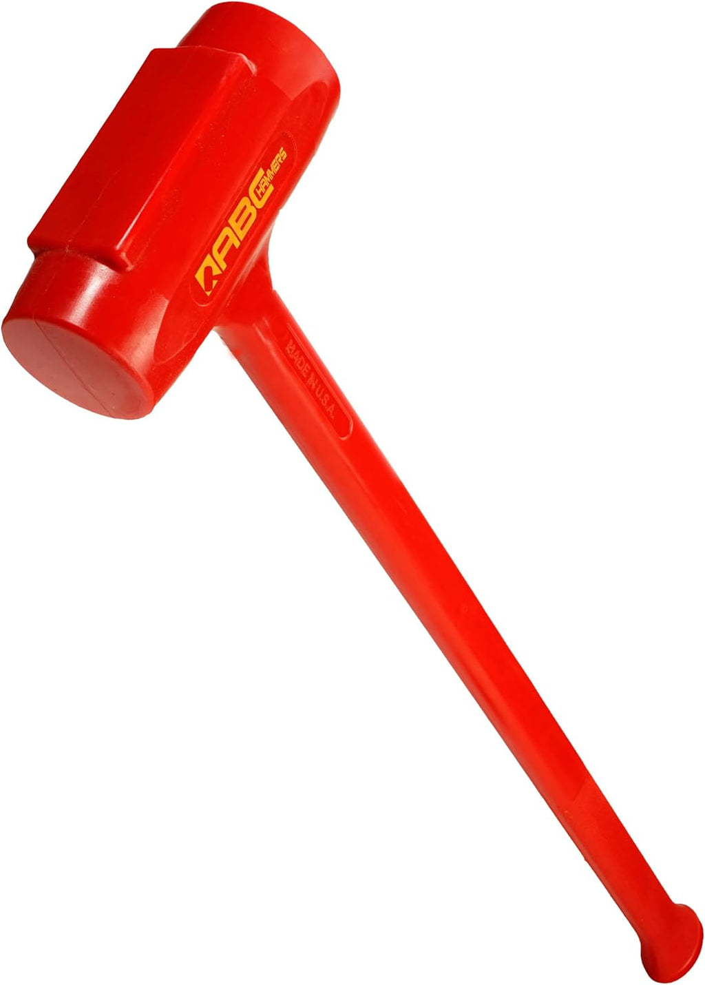 ABC HAMMERS Dead Blow Sledge Hammer - 12 lb. Polyurethane Hammer with Steel Reinforced Handle & 36' Overall Length - ABC14DB
