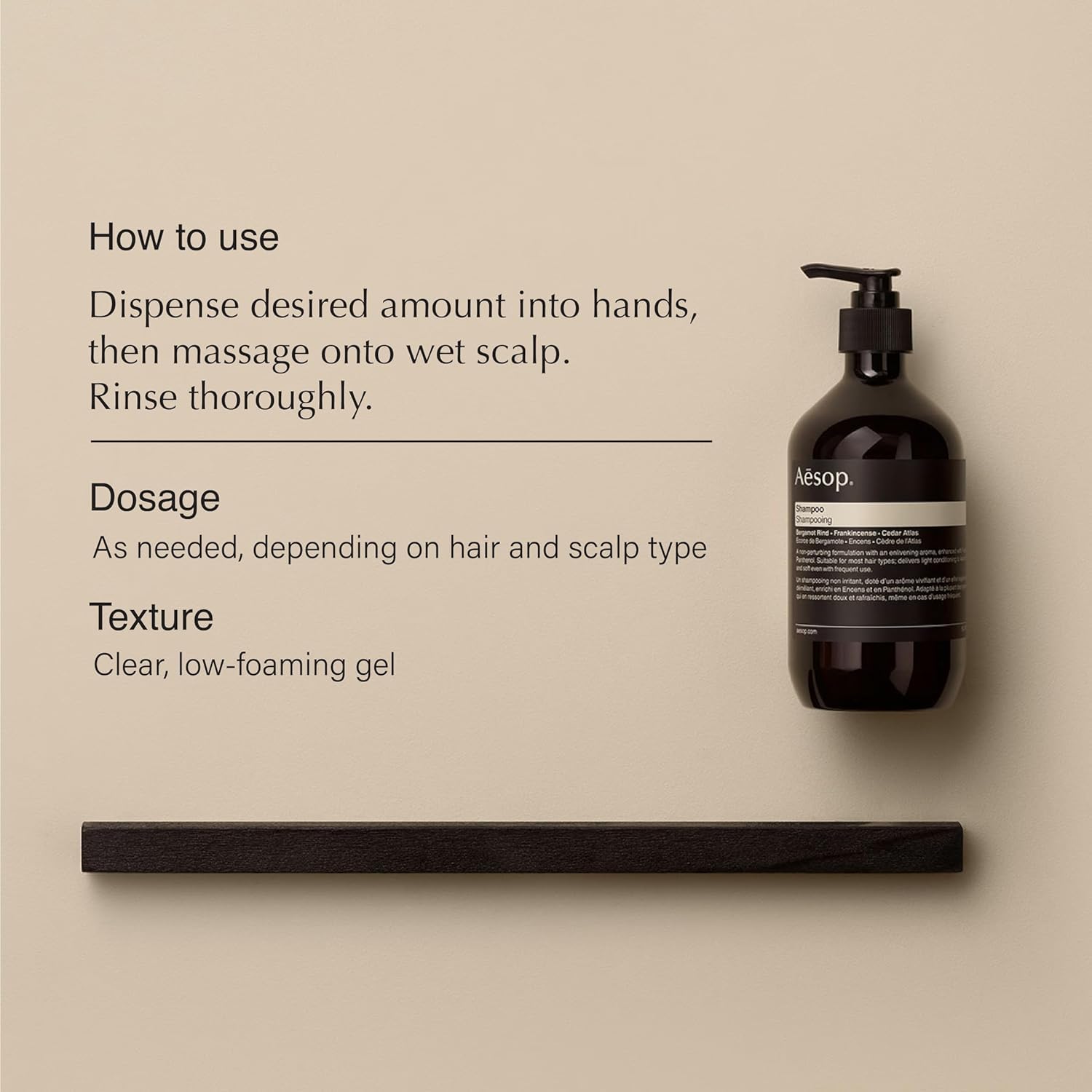 Aesop Shampoo and Conditioner Refill Set for All Hair Types | Purifying & Hydrating Hair Care Duo with Bergamot Rind, Frankincense & Cedar Atlas | Gentle & Color-Safe | 16.9 oz (Set of 2)
