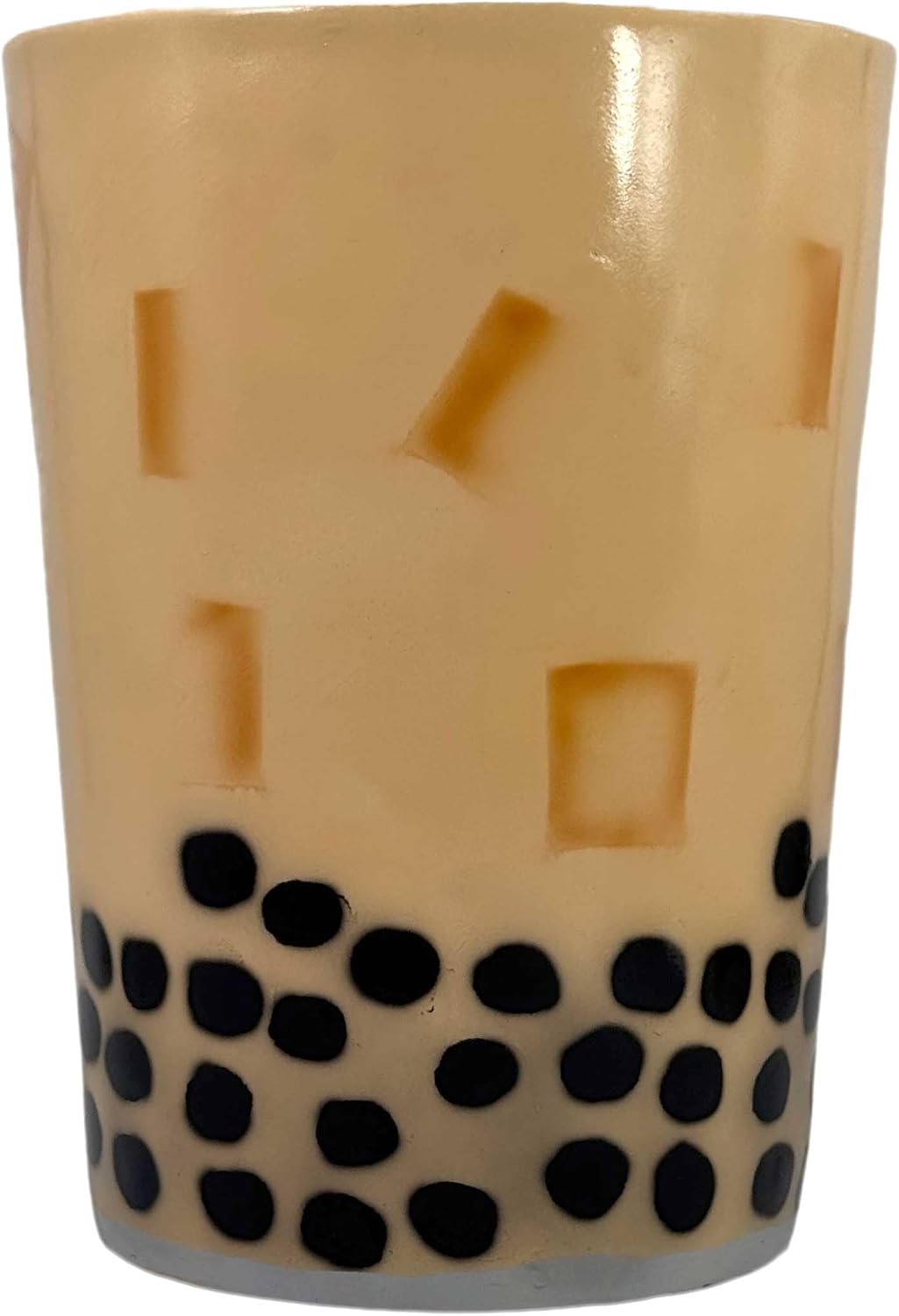 Galt International 18' Boba Milk Tea Stool Side Table | Asian Bubble Tea Boba Accent Table Cute Fantasy Fun Eclectic Home Decor Resin