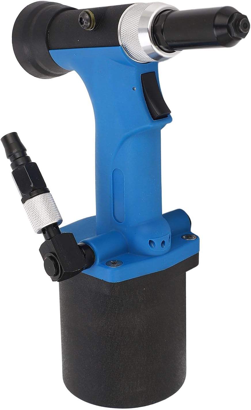 Rivet Nut Tool, Self-Suction Alloy Steel 1/4 Inch Inlet Pneumatic Rivet Nut Gun, for Metal Sheet