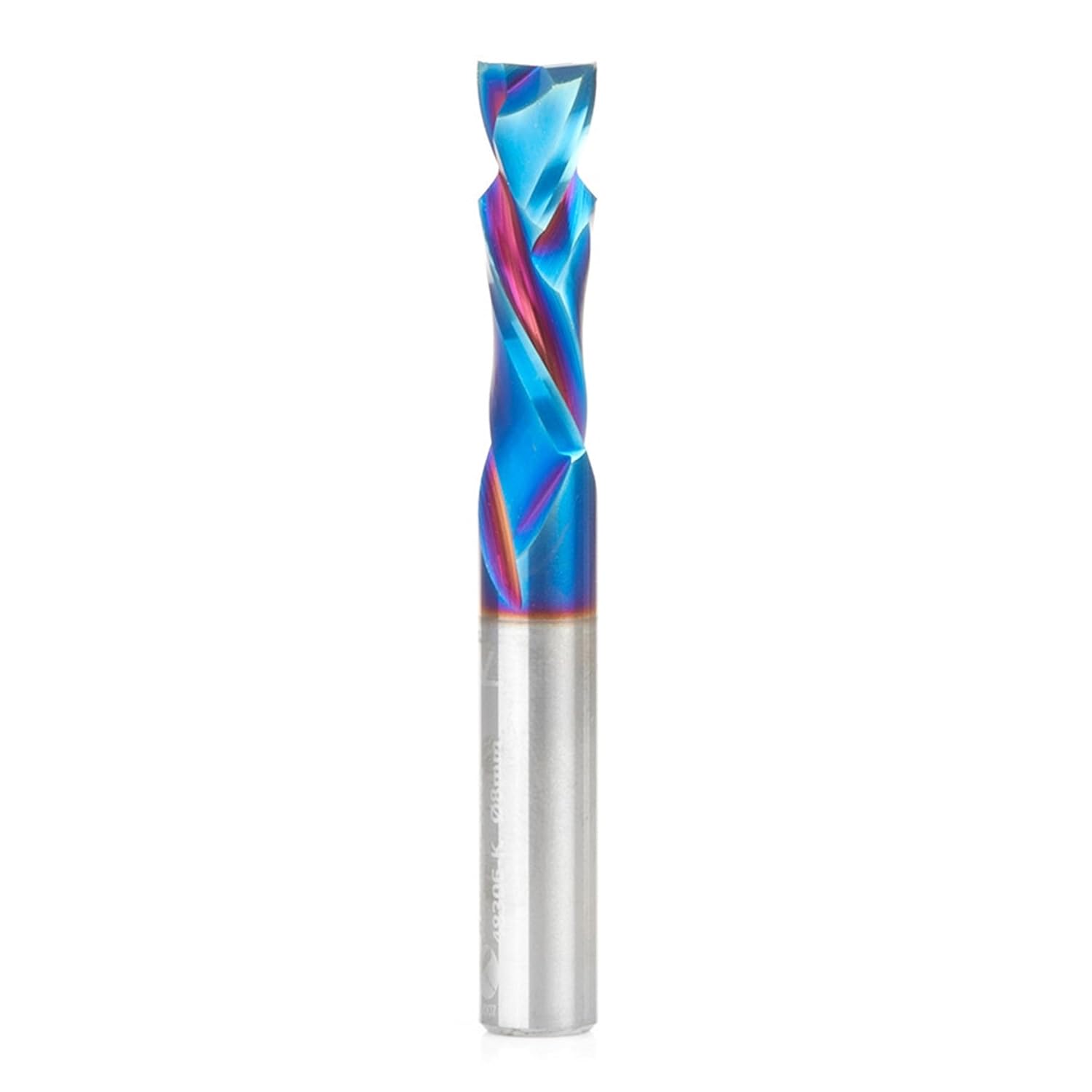Amana Tool Spektra Extreme Tool Life Coated Solid Carbide CNC Compression Spiral Router Bit, 48306-K, 8mm D x 25mm CH x 8mm Shank x 64mm Long