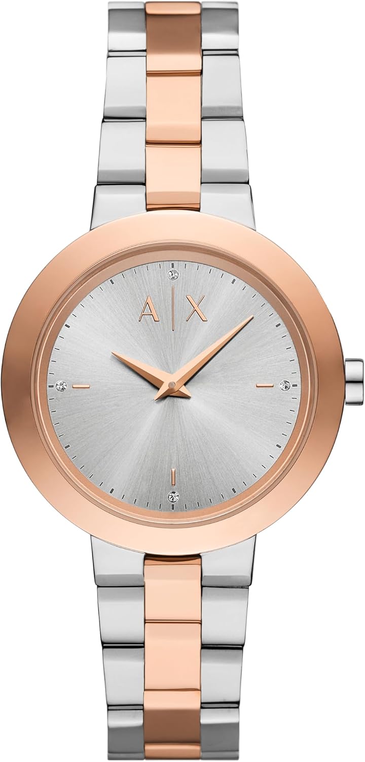 Armani Exchange A|X Women's Watch, Two-Hand Stainless Steel Watch for Women