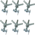 Gloxco Wingnut Assembly for Manways, 5/8' Eye Bolt, 5-1/2' Long, Pack of 6 (WNA-1010-0100-B)
