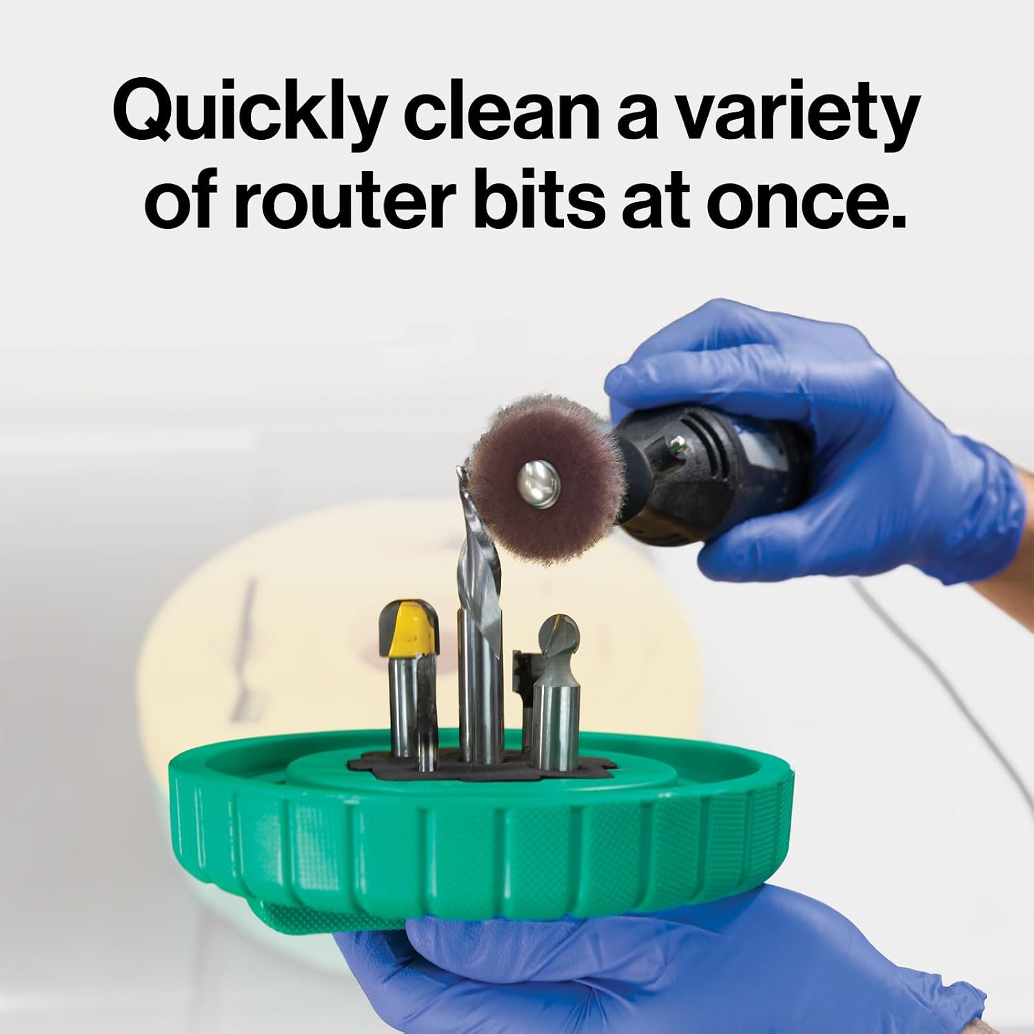 MICROJIG BLADECLEAN Saw Blade and Router Bit Cleaning Kit System with CPR Disc Set, Woodworking Tools Accessories, 90-WLU4-C556
