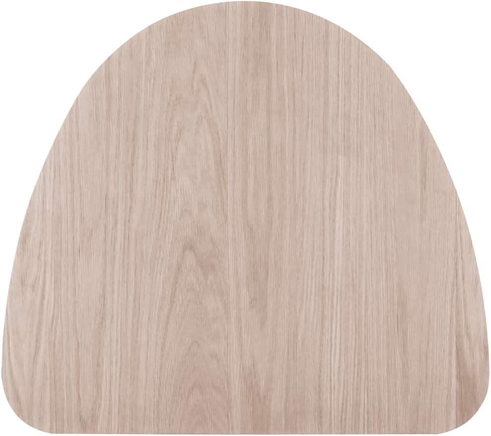 New Classic Furniture Oscar Wood Corner Table, White Ash