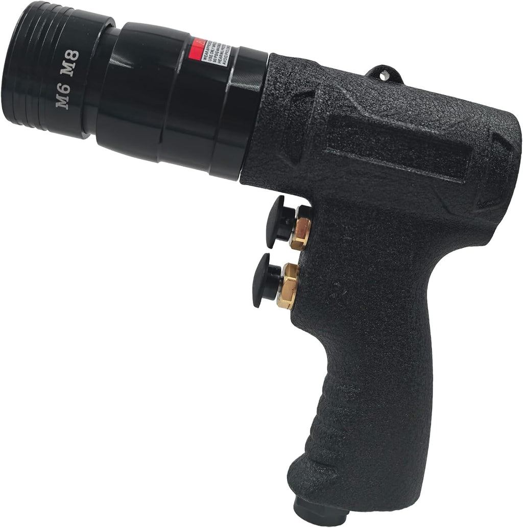 Air Rivet Nut Tool Kit, Pneumatic Pull Nut Setter with 1/4', 5/16' Mandrels for Sheet Metal Fastening Threaded Insert Installation