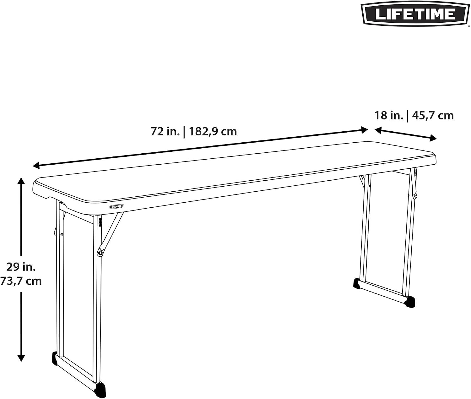 LIFETIME 6-Foot Seminar Table, Commercial