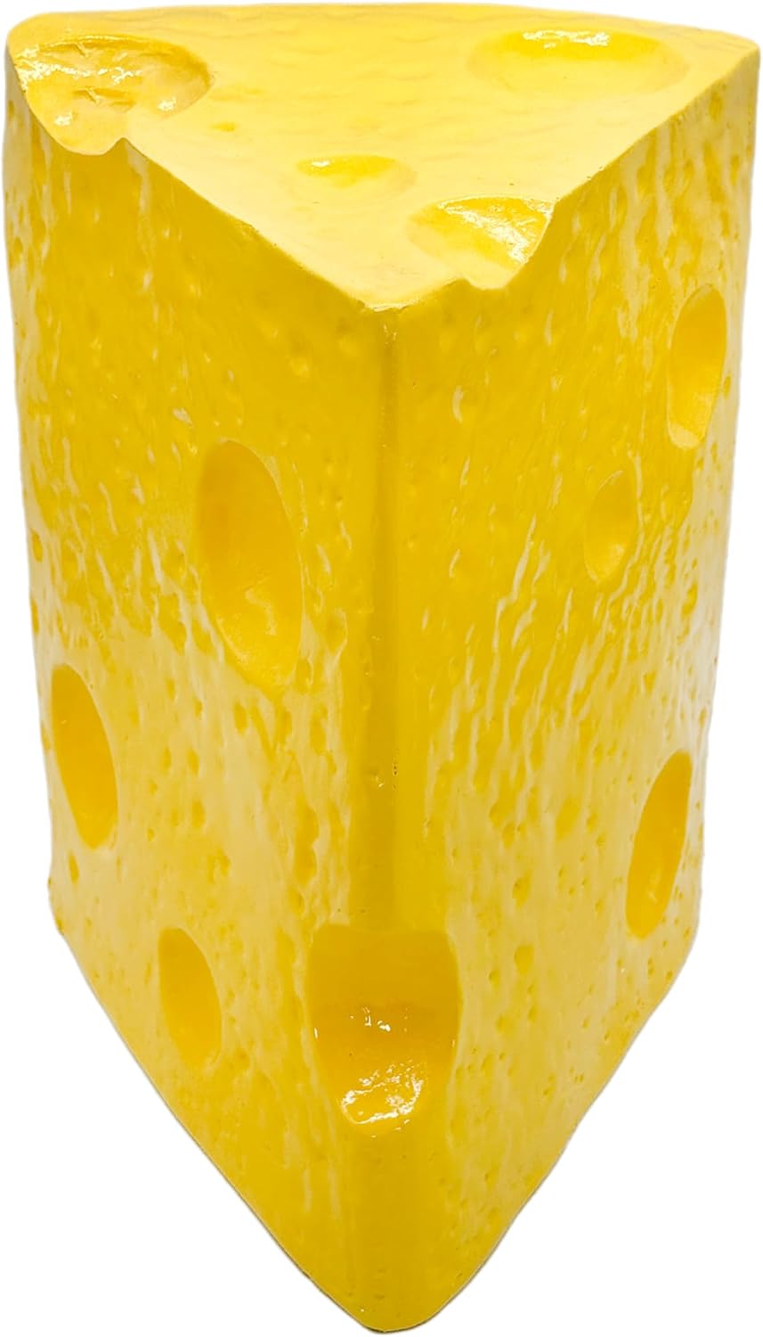 Galt International 18' Yellow Cheese Wedge Stool Side Table Home Decor Plant Stand Garden Indoor Outdoor Decorations