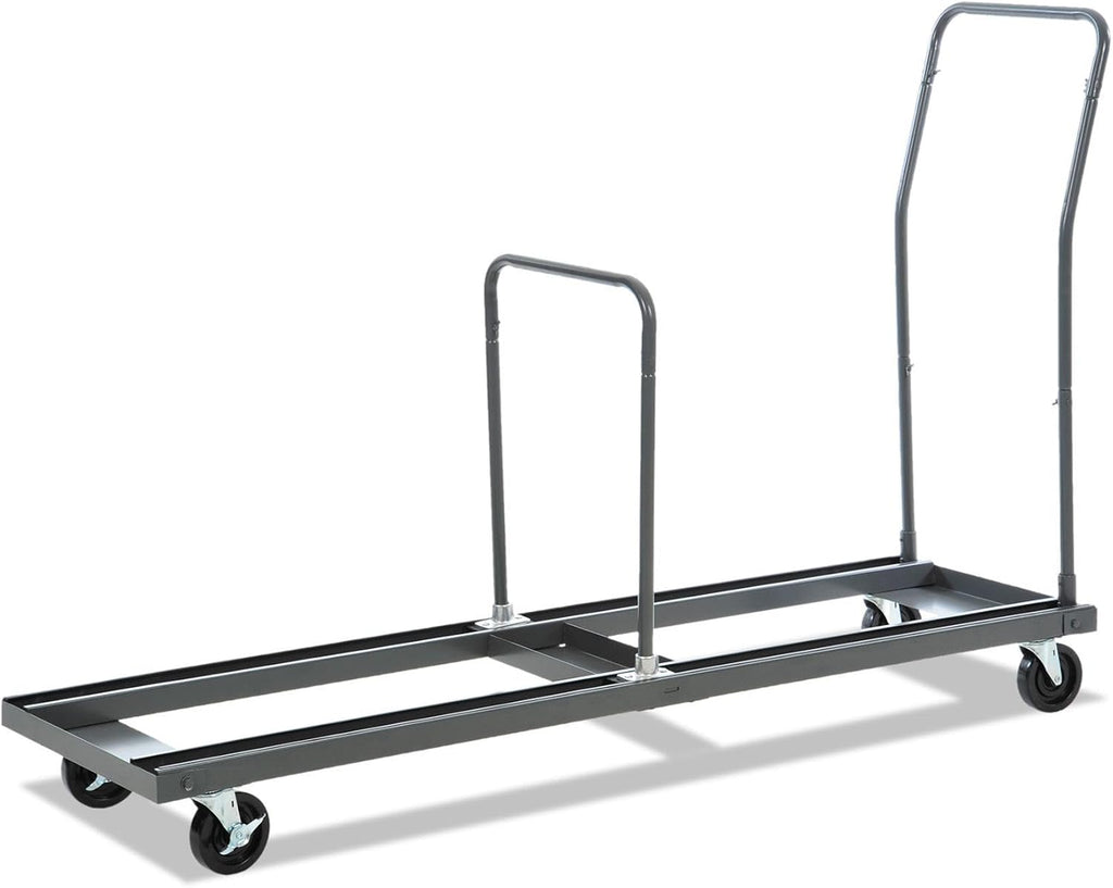 Alera Chair and Table Cart, 20-3/4w x 50-5/8d to 75-3/8d, Black