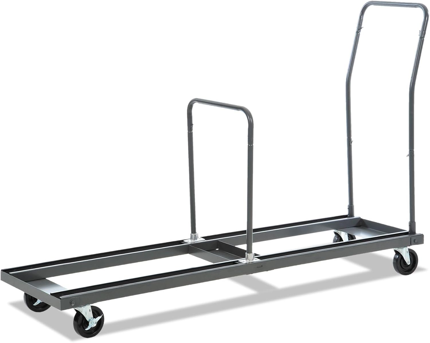 Alera Chair and Table Cart, 20-3/4w x 50-5/8d to 75-3/8d, Black