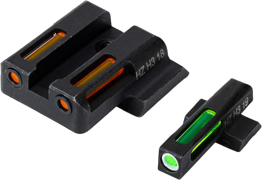 HiViz® LiteWave H3 Sight Tritium LitePipe Day/Night for M&P Fullsize & Compact in All Calibers.