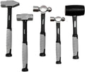 5 Piece Hammer Set Professional Blacksmith Propane Forge Tool Shop Garage Kit,