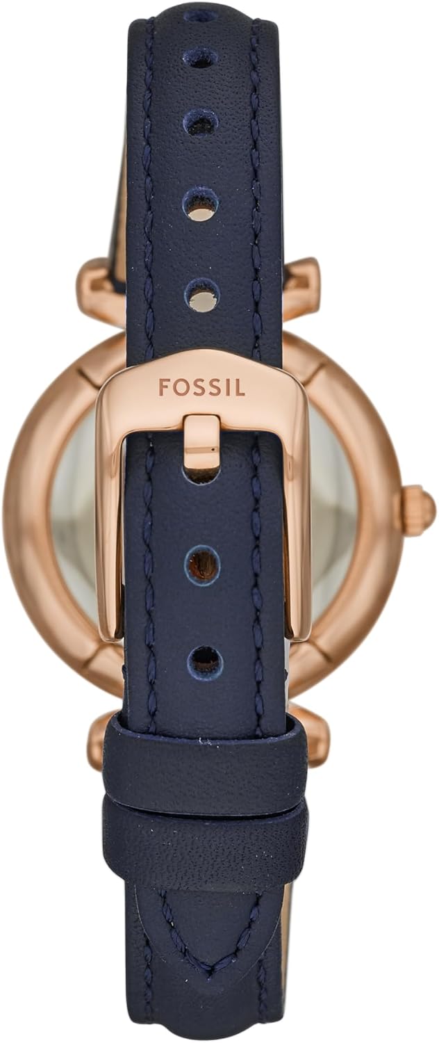 Fossil Women's Watch and Bracelet Set, Carlie Three-Hand Stainless Steel Watch for Women and Bracelet Set