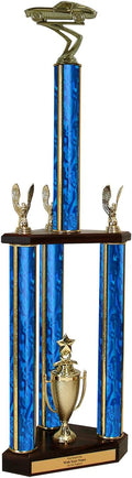 Corvette Triple Column Trophy - 30'