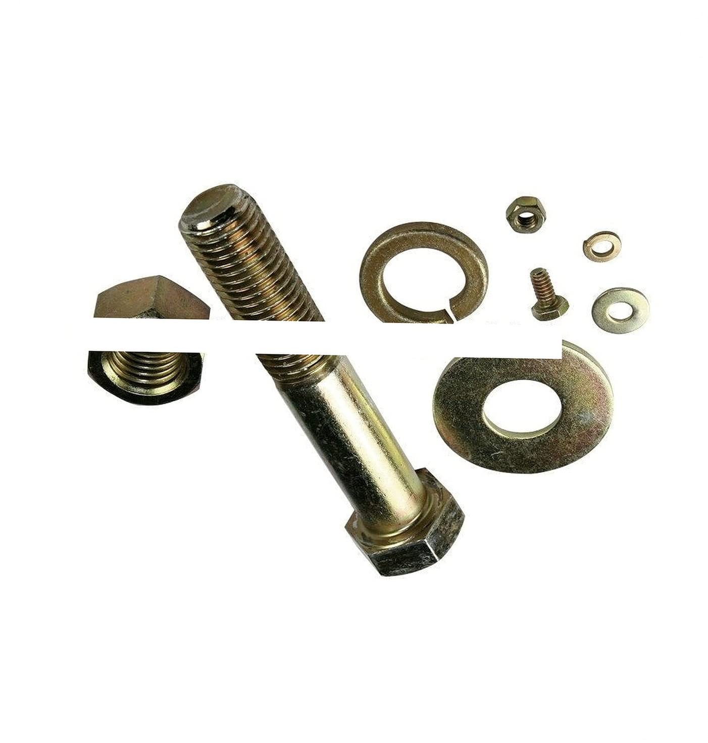 Grade 8 Hex Head Bolts, Nuts, Washers Coarse Thread SAE Assortment- 635 pcs Multi-Purpose Comprehensive Hardware Fastener Assortment Kit Cit01332Riv