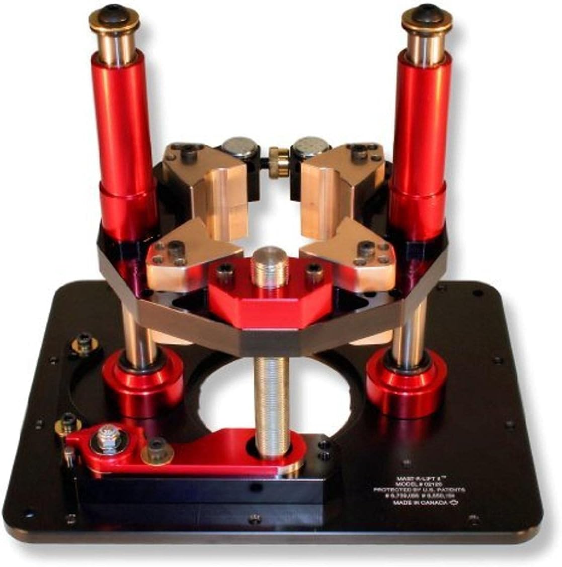 JessEm 02121 Mast-R-Lift II Router Lift – 8-1/4' x 11-3/4' Precision Router Table Lift