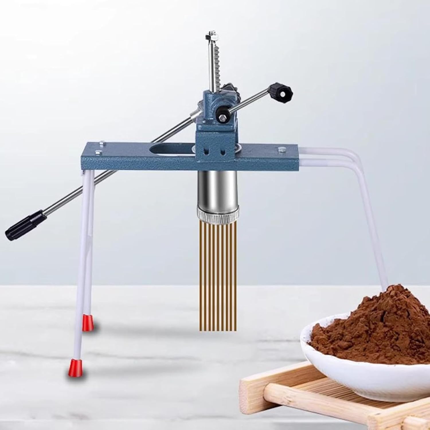 Manual Stick Incense Making Machine, Buddha Incense/Clay Extruder, with 3 Different Sized Mould Plates(2/2.5/3mm), for DIY Fragrance Accessory