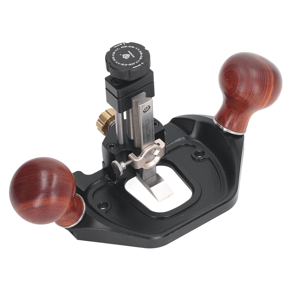 Bench Hand Plane,Trimming Plane,Wood Planer,Router Plane Adjustable Trimming Aluminum Alloy Wood Handle Woodworking Hand Planer