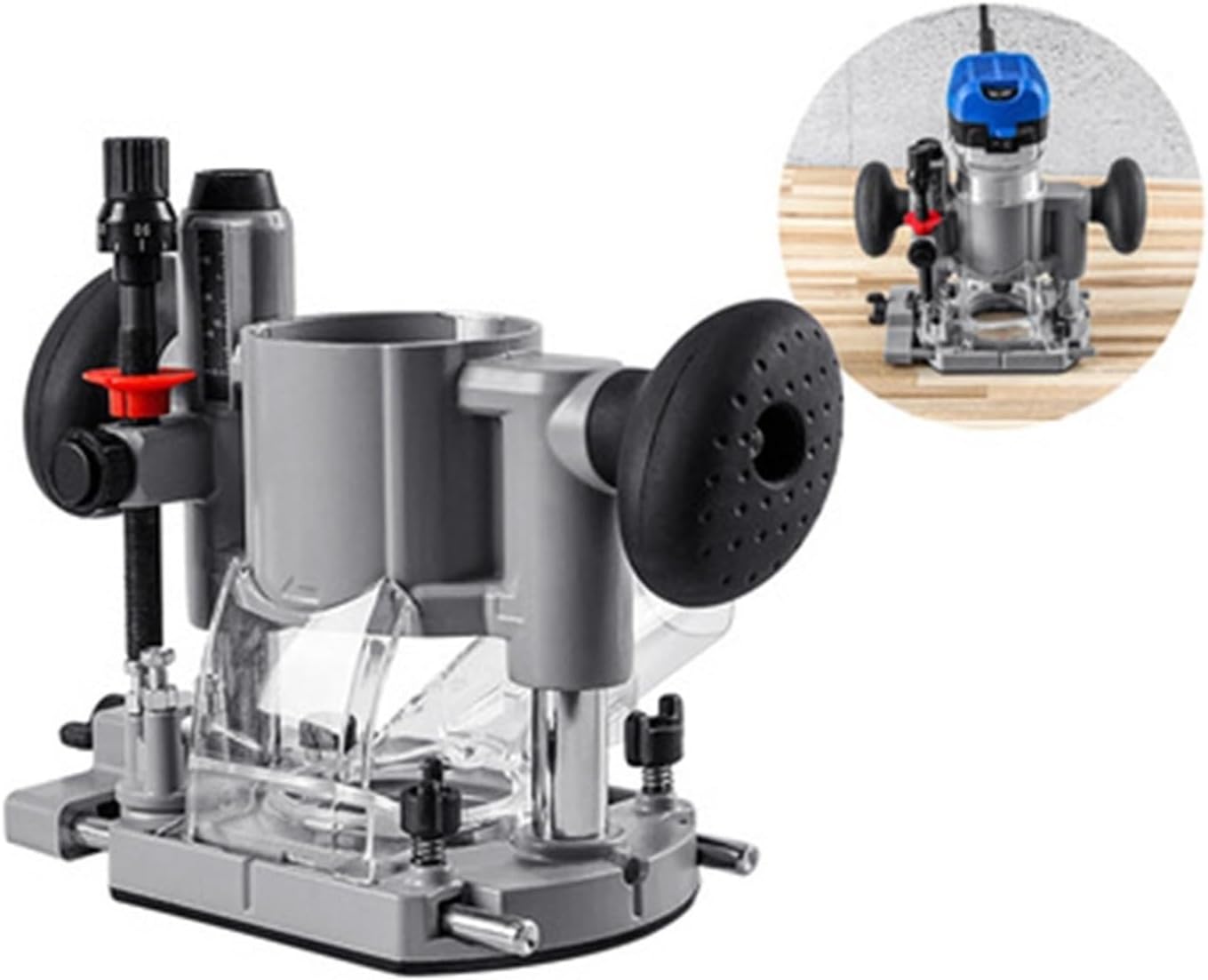 Measurement Tools Compact Plunge Router Milling Trimming Machine Base Electric Trimming Machine Tool Diameter 65mm Carpenter Woodworking Tool Portable