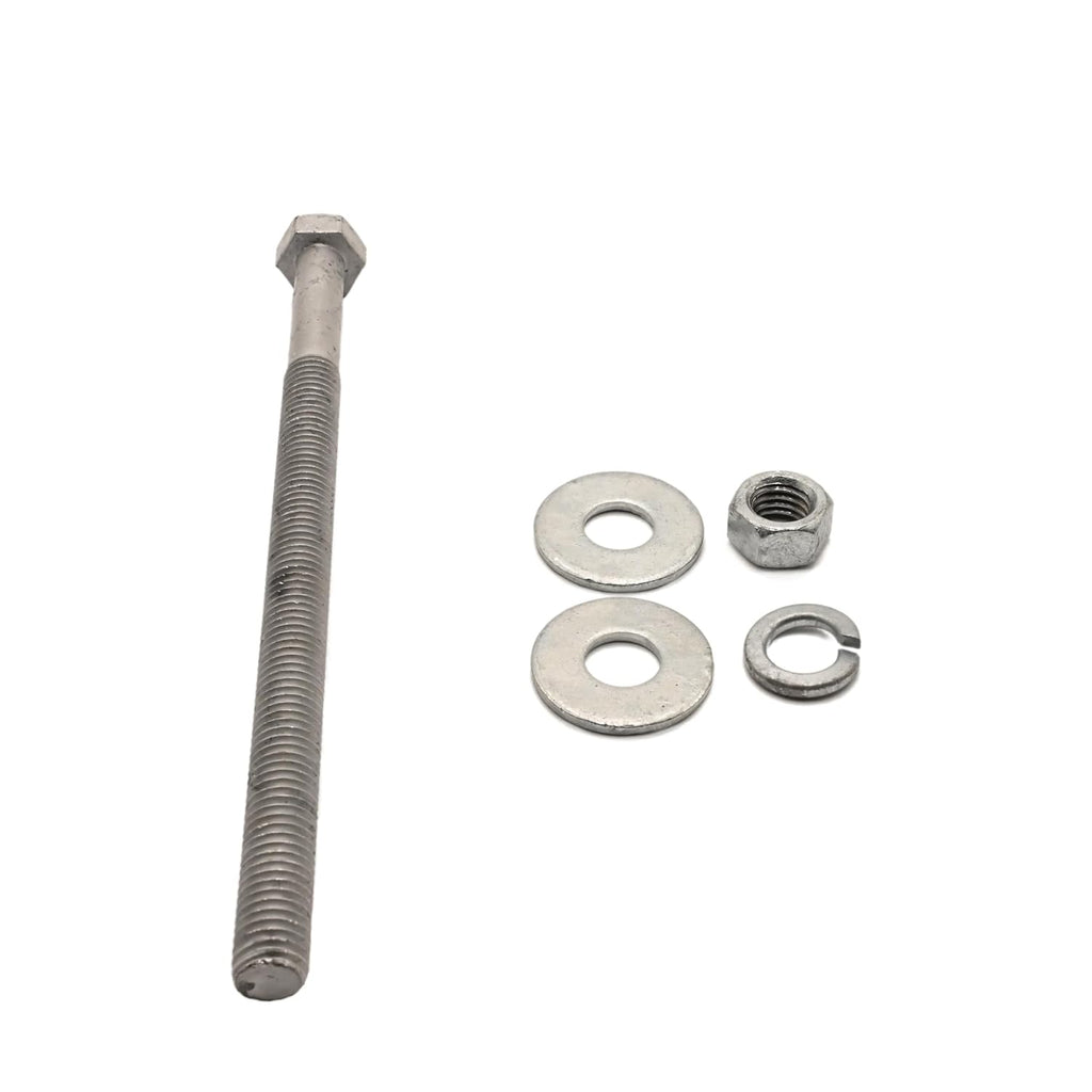 1/2'-13 x 18 Hot Dipped Galvanized Hex Bolt Kit (20 Sets) w/ 40 Flat washers, 20 Nuts, 20 Split Lock washers. Grade A307, 6' Thread, by Fastener Depot