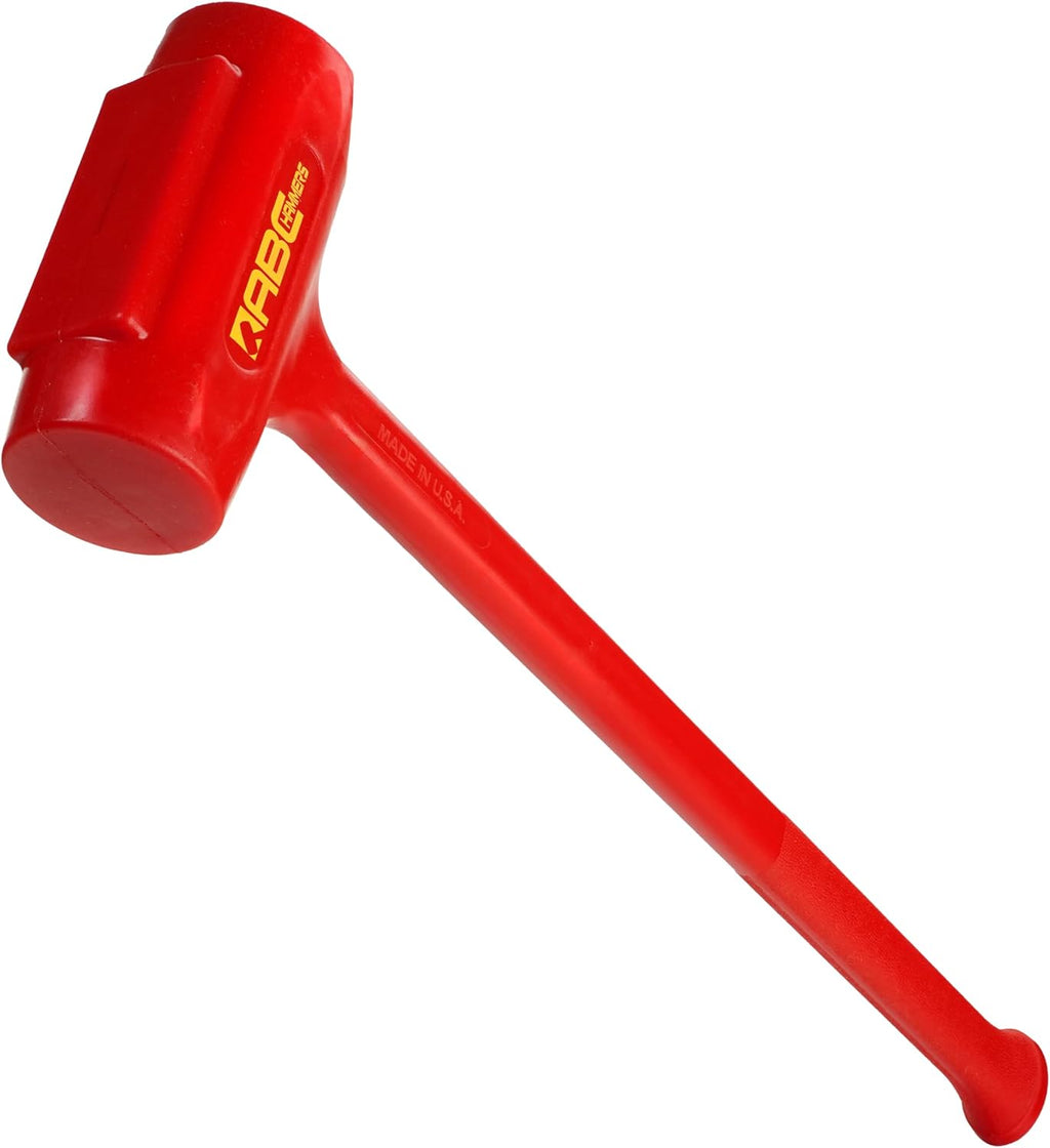ABC HAMMERS 30' Dead Blow Sledge Hammer - 10.5 lb. USA Made, Polyurethane Hammer with Steel Shot Filled Head & Steel Reinforced Handle - ABC12DB