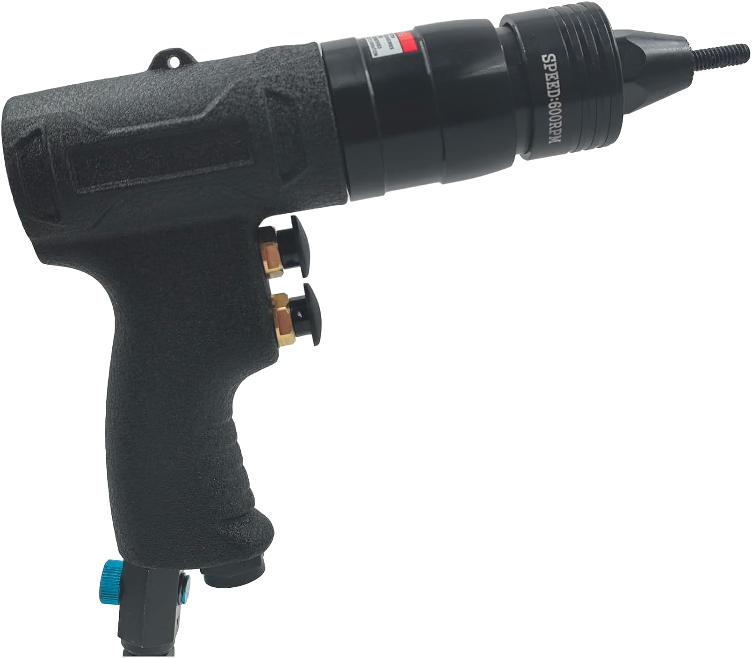 Air Rivet Nut Tool Kit, Pneumatic Pull Nut Setter with 1/4', 5/16' Mandrels for Sheet Metal Fastening Threaded Insert Installation