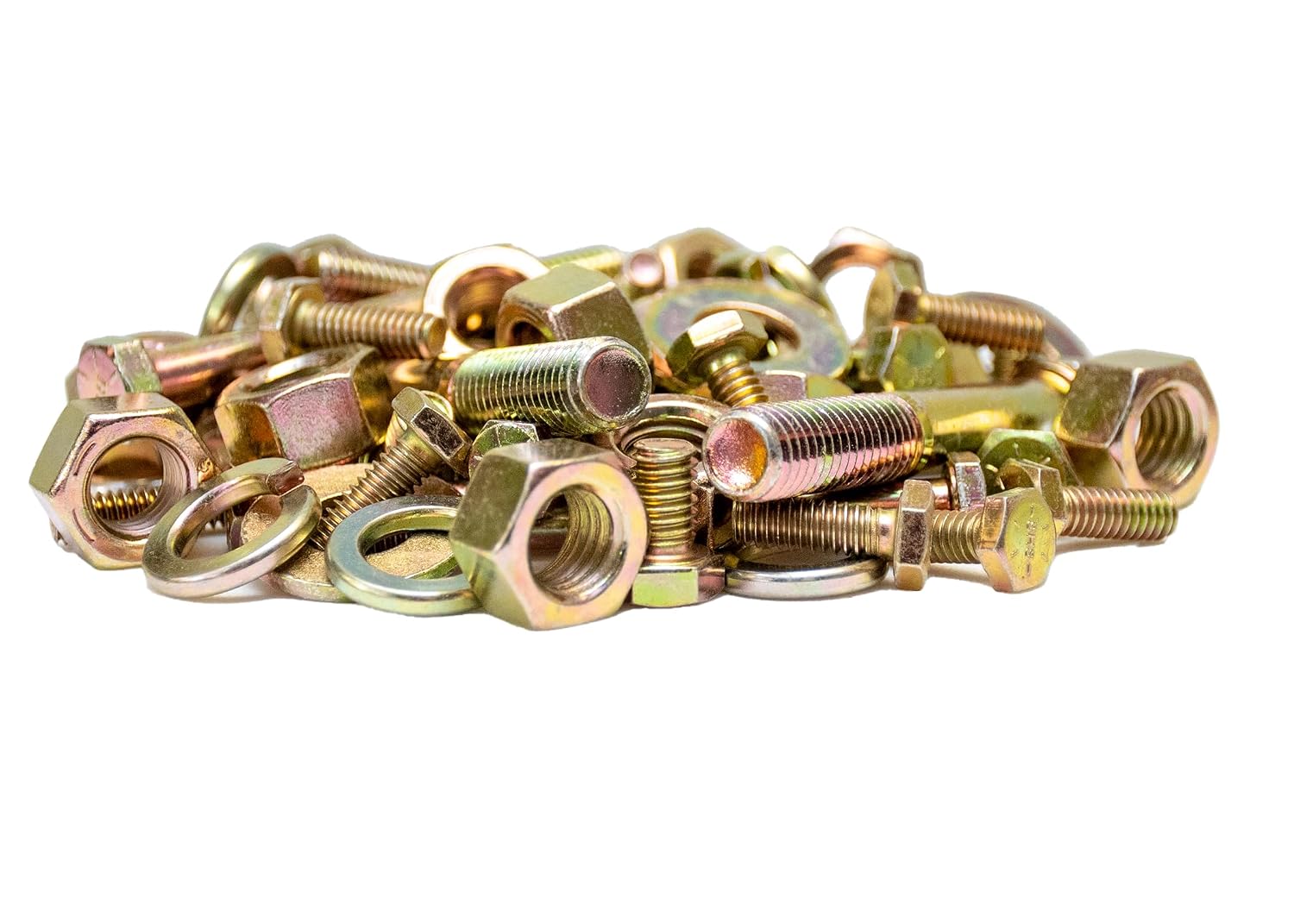 2510 Piece Grade 8 USS Coarse Thread Bolt (Hex Head Cap Screw), Nut, and Washer Assortment