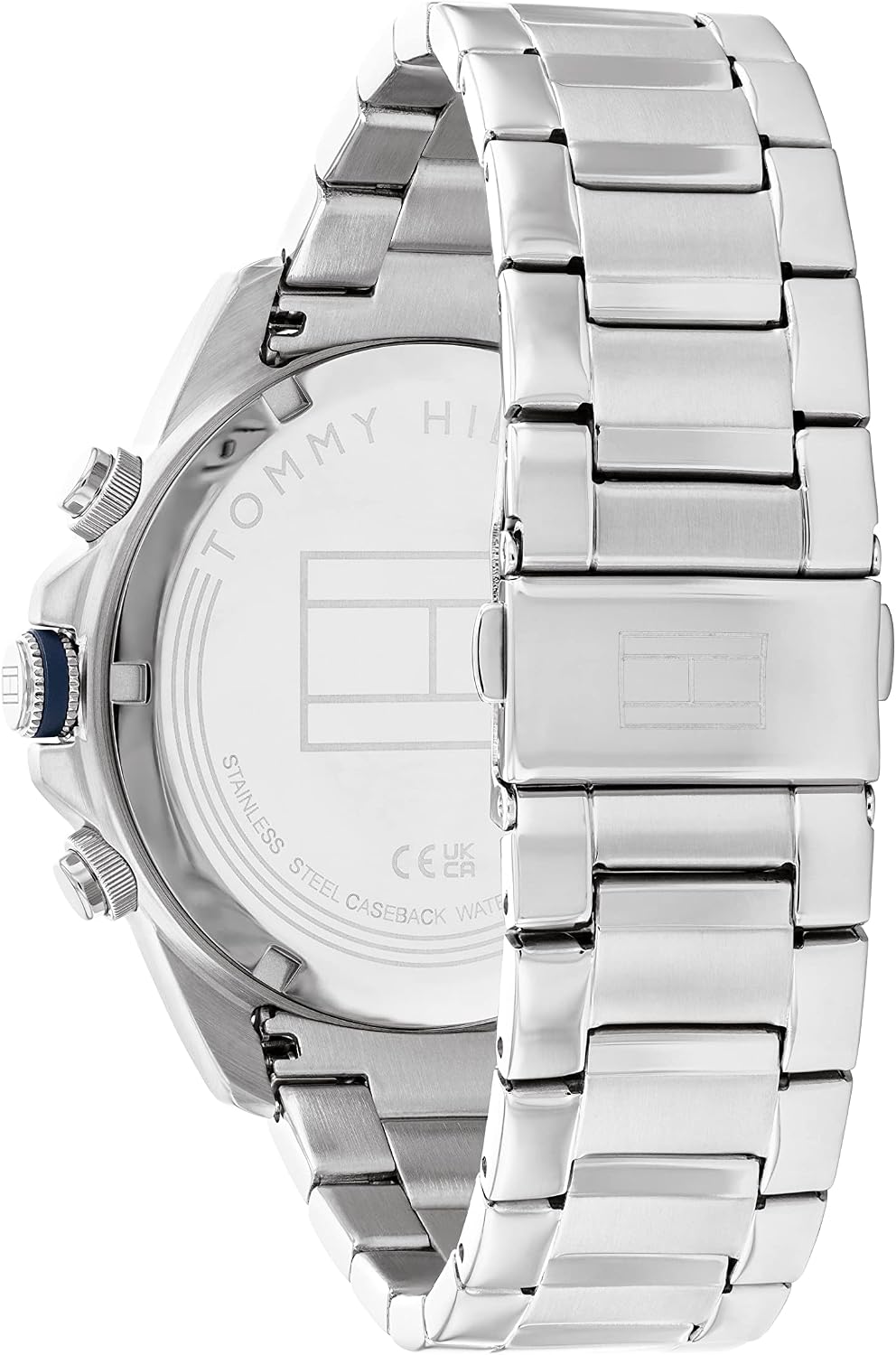 Tommy Hilfiger Men's Multifunction Quartz Watch – Stainless Steel Case, 5 ATM Water Resistant, Urban Style Timepiece, Gift for Him