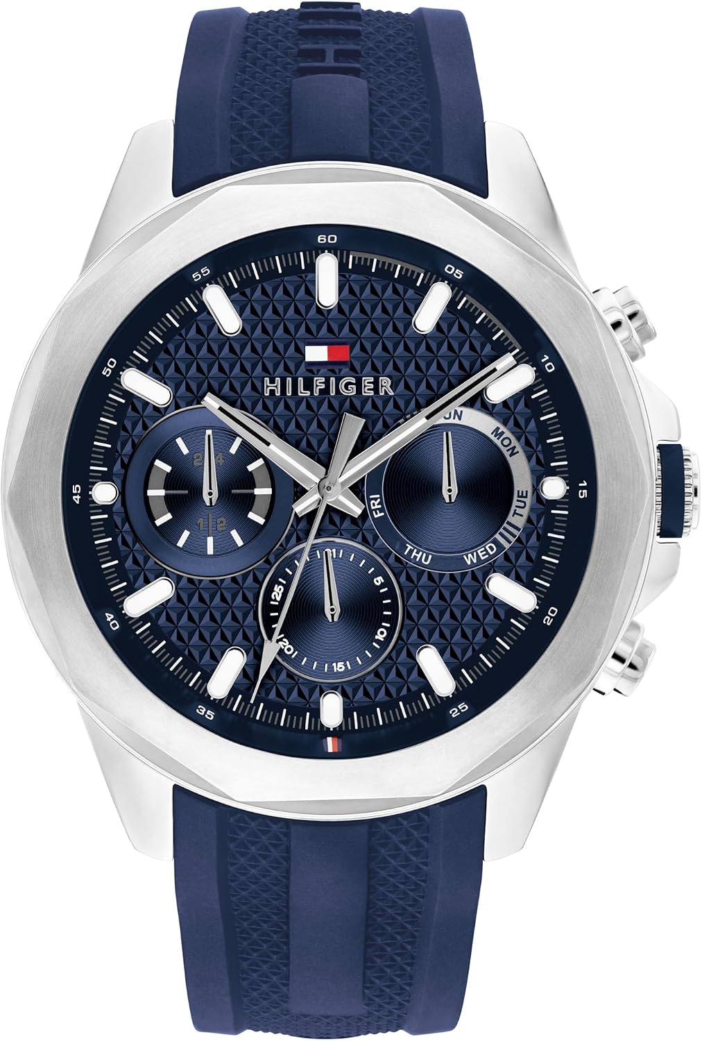 Tommy Hilfiger Men's Multifunction Quartz Watch – Stainless Steel Case, 5 ATM Water Resistant, Urban Style Timepiece, Gift for Him