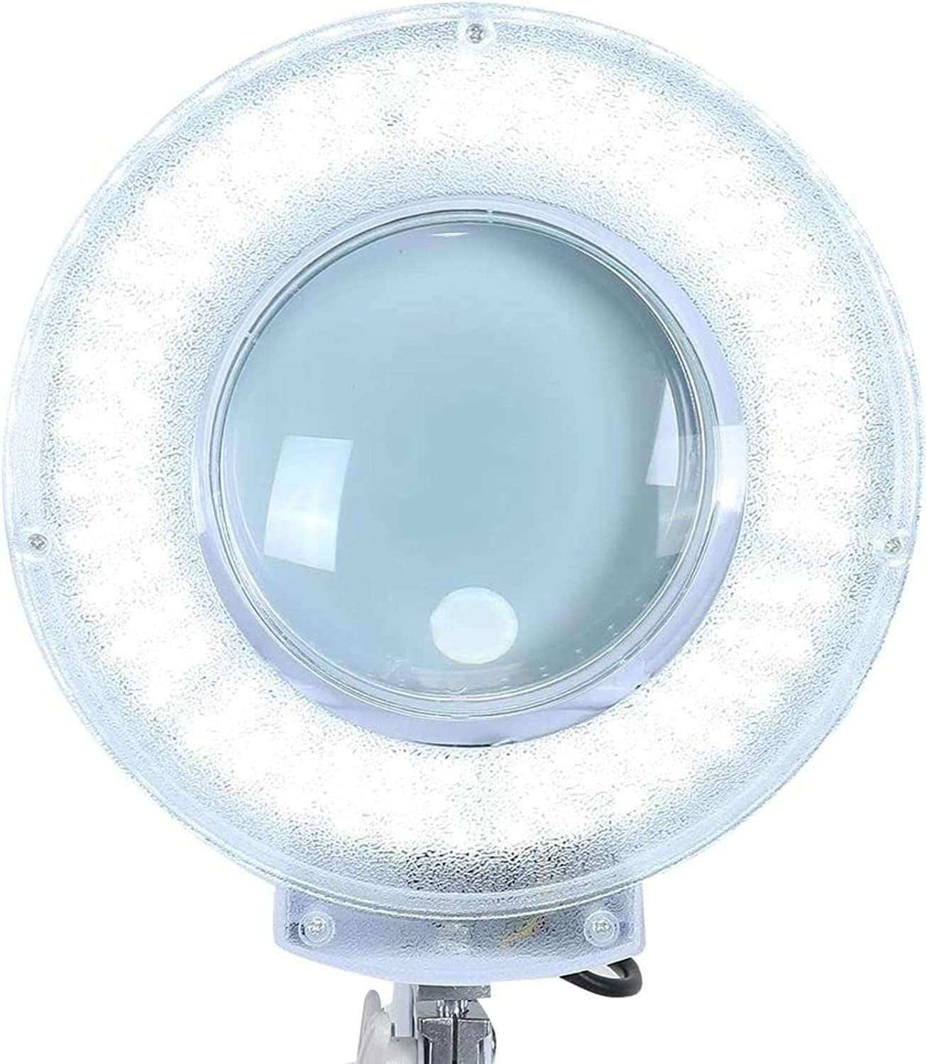 Magnifying Glass,Floor Magnifying Lamp Beauty Light Stand Floor Magnifying Lamp, 5X LED Illuminator, Floor Lamp Torch Magnifier Lamp