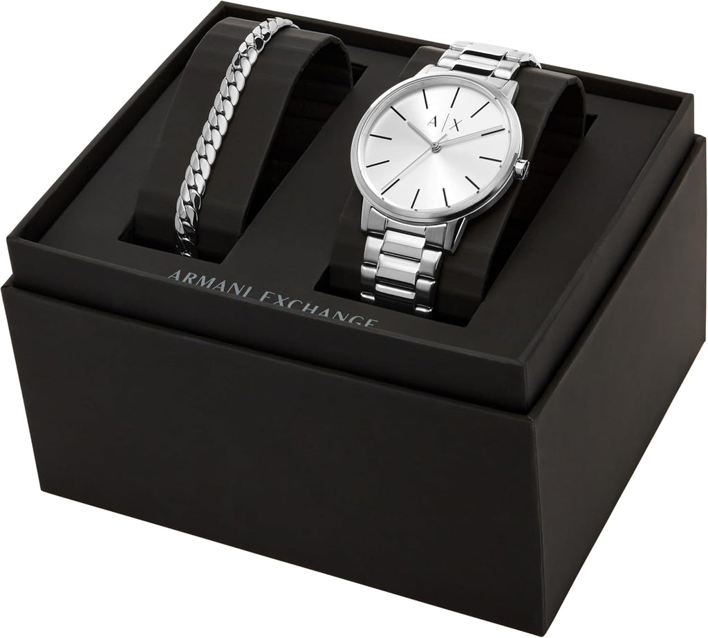 A|X Armani Exchange Men's Watch, Three-Hand Watches for Men