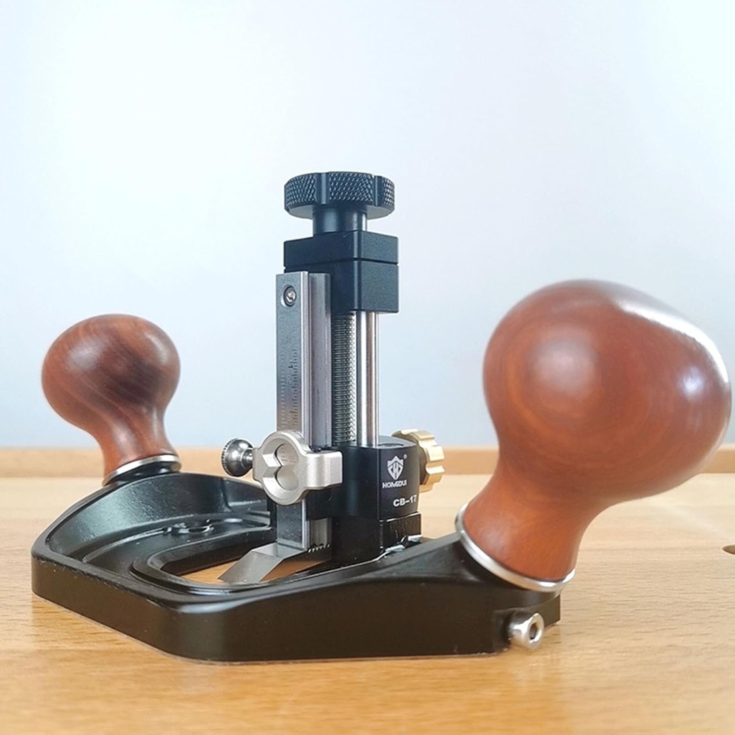 Bench Hand Plane,Trimming Plane,Wood Planer,Router Plane Adjustable Trimming Aluminum Alloy Wood Handle Woodworking Hand Planer