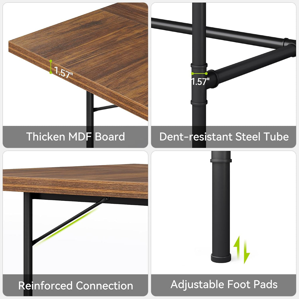 LITTLE TREE 6FT Conference Table, Rectangle 70.8' W x 35.4' D Meeting Table, Seminar Table for Office Conference Room