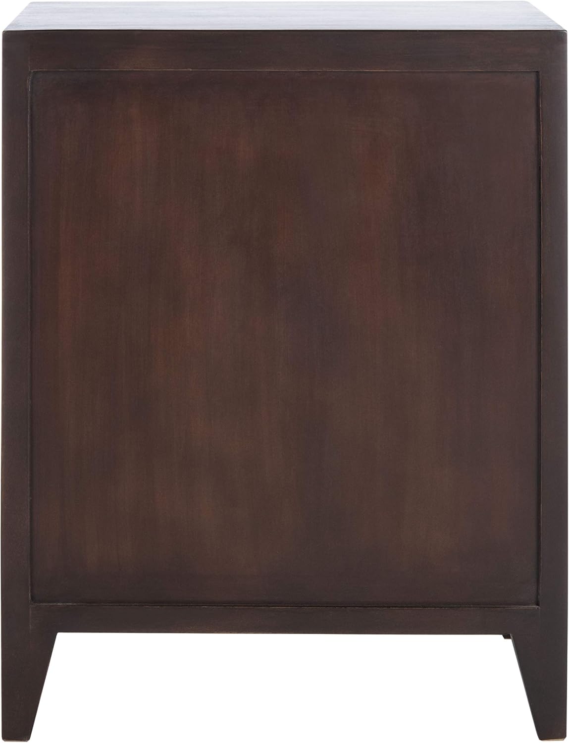 SAFAVIEH Furniture - Thea 1-Door Carved Nightstand - Brown - Mango Wood - Artisan Global Design - Ideal for Bedroom, 20'W x 14'D x 26'H - Fully Assembled (NST5300A)