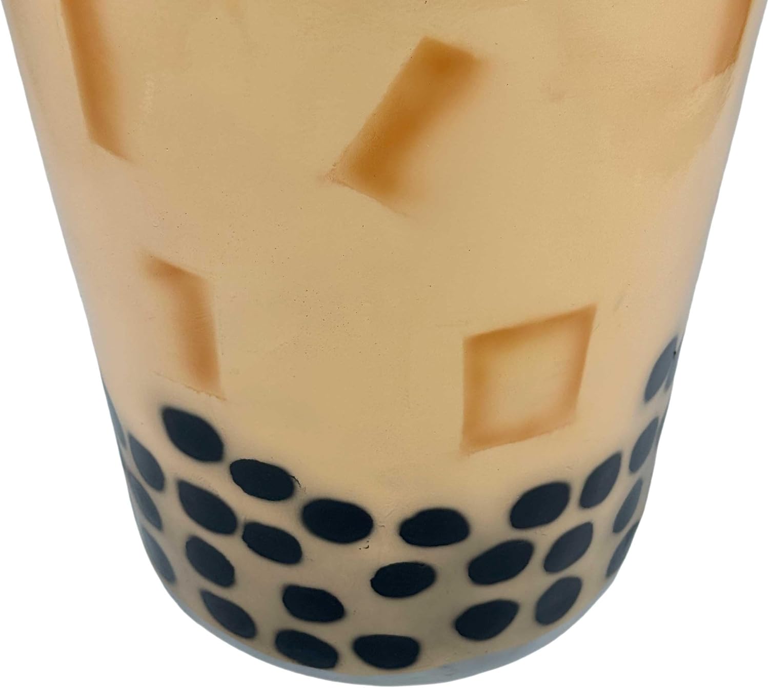 Galt International 18' Boba Milk Tea Stool Side Table | Asian Bubble Tea Boba Accent Table Cute Fantasy Fun Eclectic Home Decor Resin