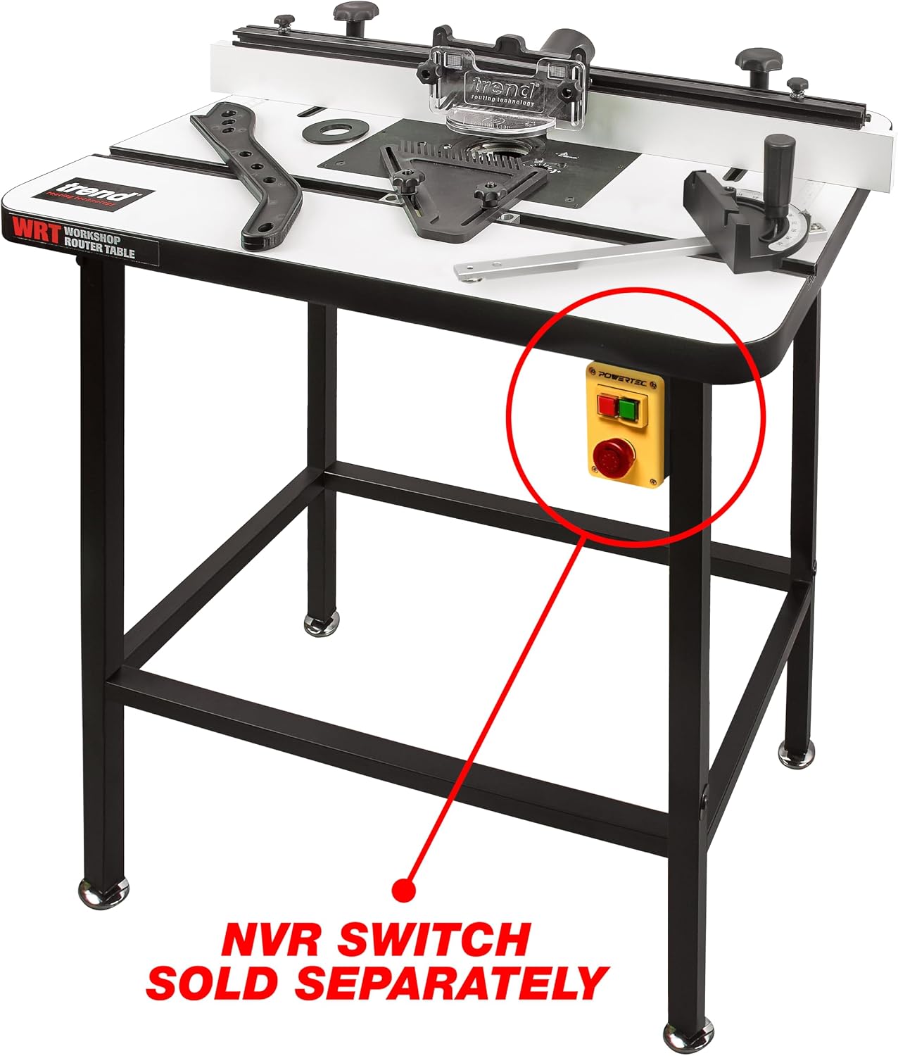 Trend WRT Workshop Router Table, Free Standing with Precision Engineered Components, 120V NVR Switch Not Included, WRT