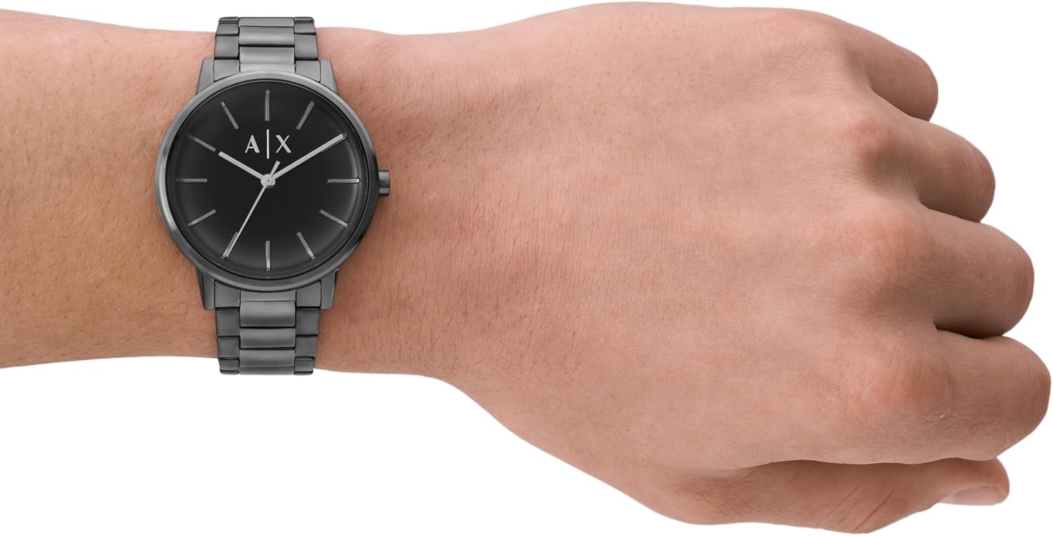 A|X Armani Exchange Men's Watch, Three-Hand Watches for Men