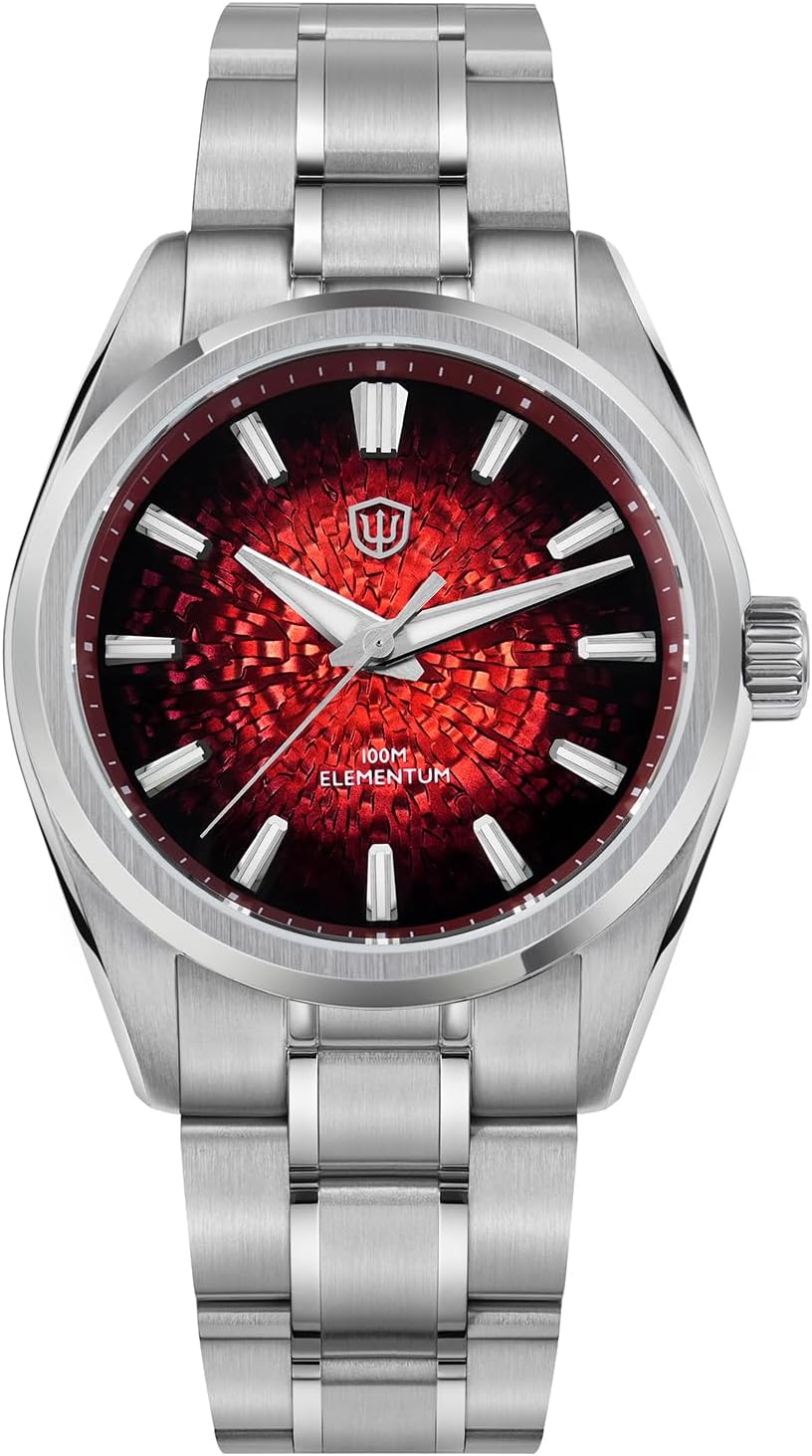 watchdives WD0003C Elementum Original Design Men Watch VH31 Sweep Second Quartz Watch 36mm Sapphire Crystal Luxury Wristwatch 100m Waterproof