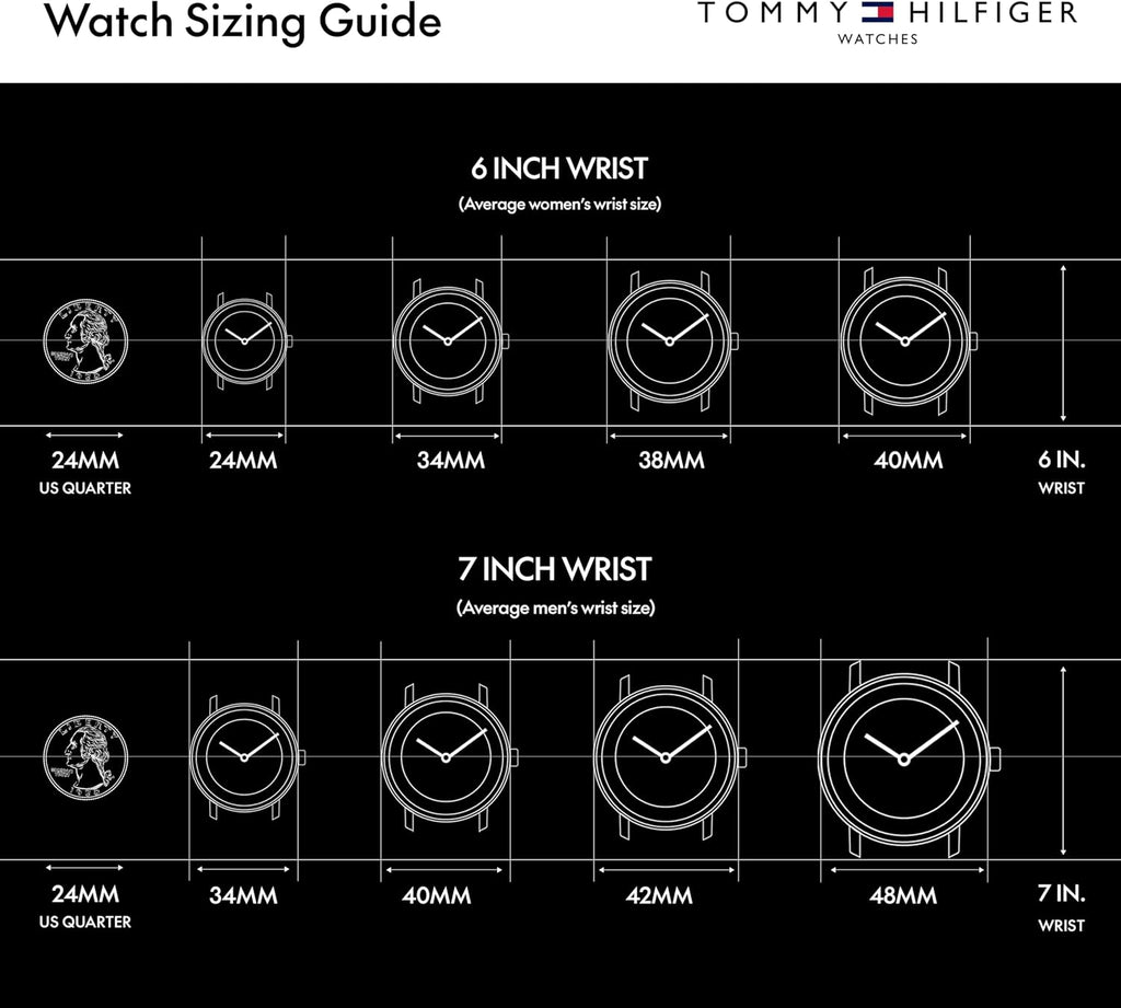 Tommy Hilfiger Men's Multifunction Quartz Watch – Stainless Steel Case, 5 ATM Water Resistant, Urban Style Timepiece, Gift for Him