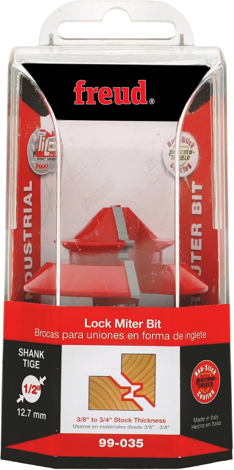 Freud 99-035: 2-11/64' (Dia.) Lock Miter Bit with 1/2' Shank