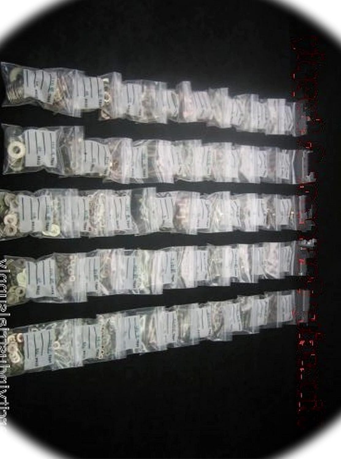 Grade 8 Hex Bolt, Nut, Washer & Lock Washer Set 1500 Pieces Screw Assortment Hardware Fastener Kit Set RV9222S