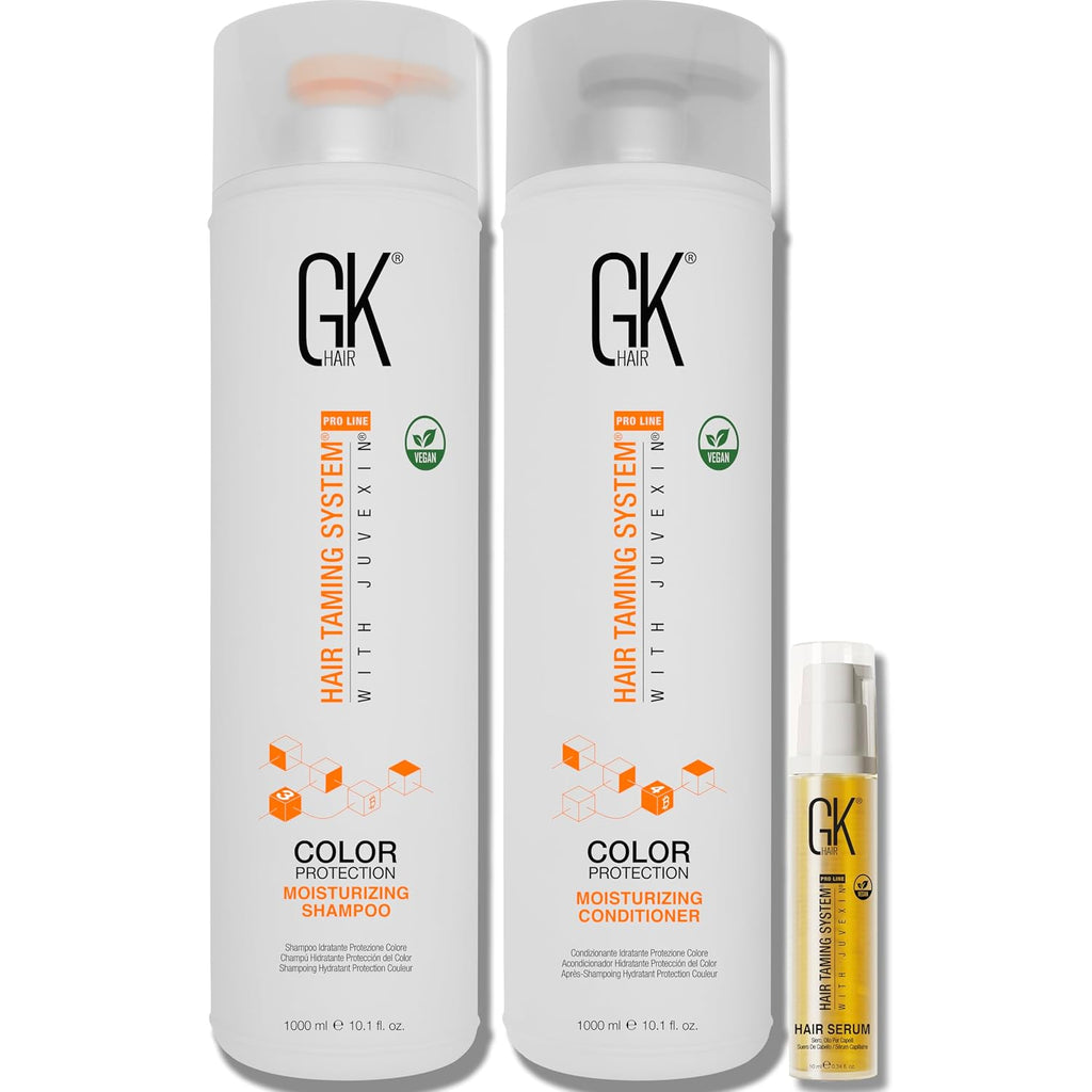 GK HAIR Global Keratin Moisturizing Shampoo and Conditioner Sets (MOIS-DUO-1000-S10)