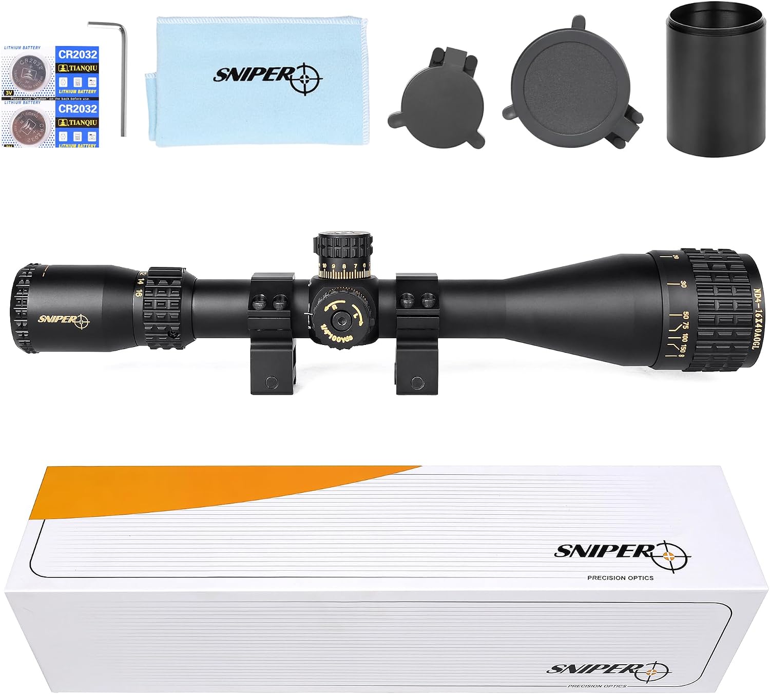Rifle Scope 6-24x50 / 4-16x50 Red/Green/Blue llluminate Reticle AO Hunting Scope