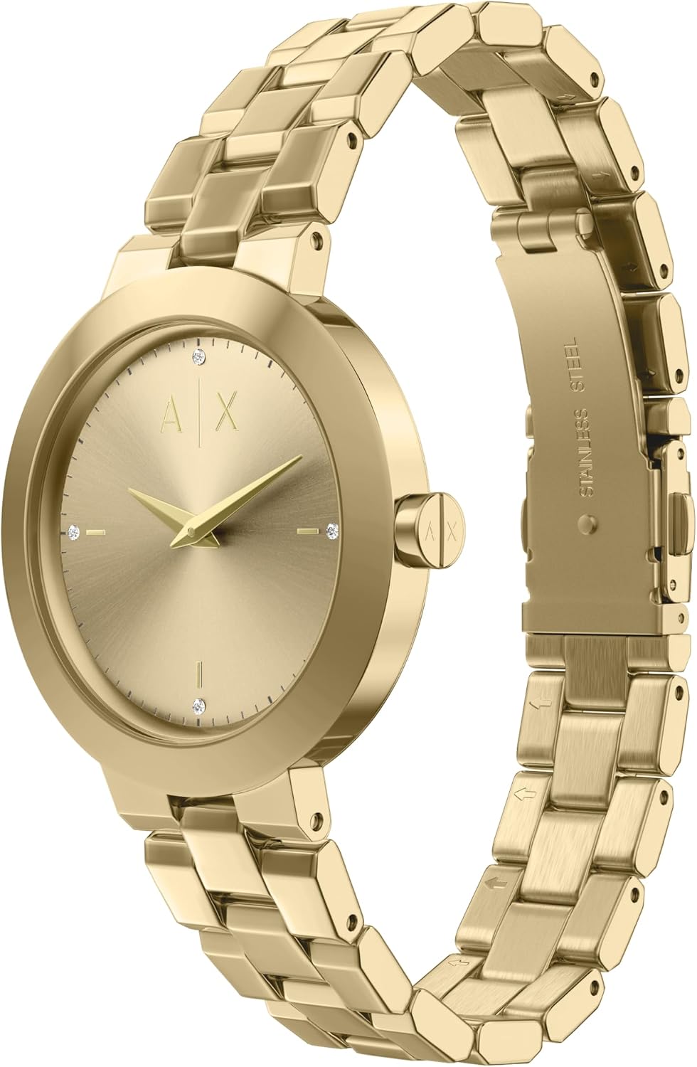 Armani Exchange A|X Women's Watch, Two-Hand Stainless Steel Watch for Women