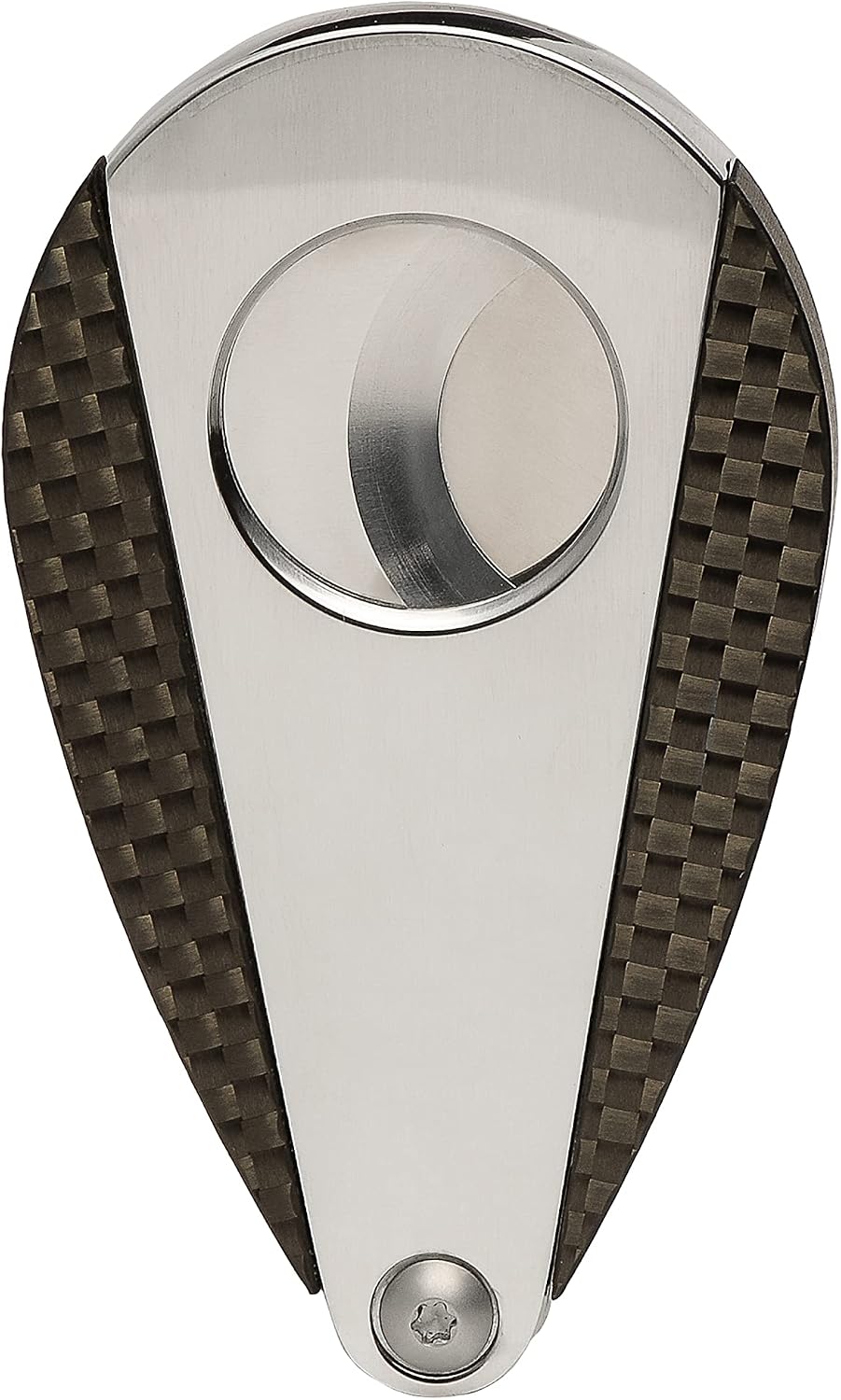 Xikar Xi3 Cigar Cutter, 440 Stainless Steel Blades with Rockwell C Rating of 57, Unique Teardrop Shape, Carbon Fiber