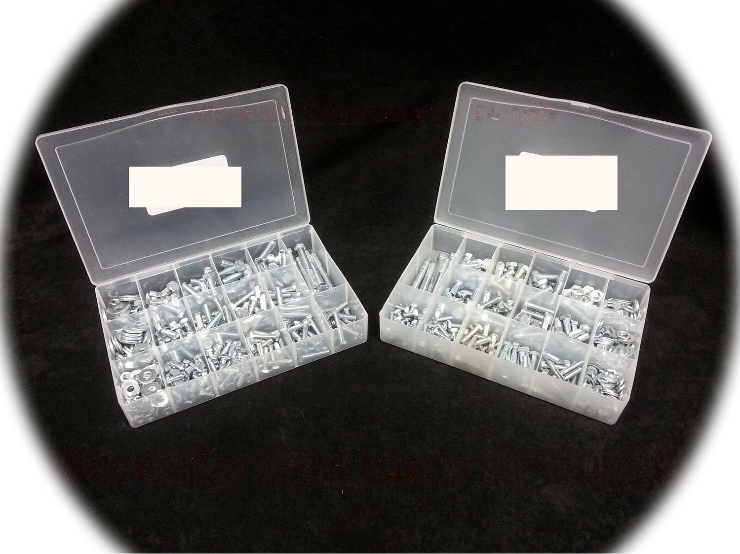 Grade 5 Assortment. Nuts, Bolts, Washers & Lock Washers USS & SAE Fine & Coarse Hardware Fastener Kit Set RV8975S