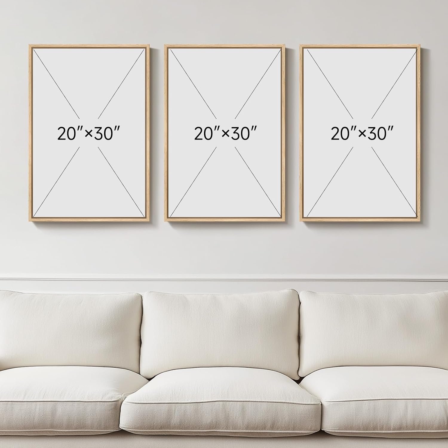 Framed Large Matisse Abstract Wall Art Set of 3, Vintage Neutral Pink Floral Botanical Canvas Prints, Classical Matisse Paintings Pictures for Living Room, Bedroom, Hallway, Office Decor, Total Size 30x60 In