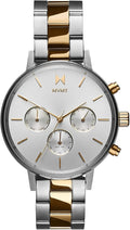 MVMT Rise Mini Women's Watch 3 Hand Quartz Stainless Steel Case and Link Bracelet Water Resistant Premium Minimalist Vintage Timepiece Gift for Her 30mm