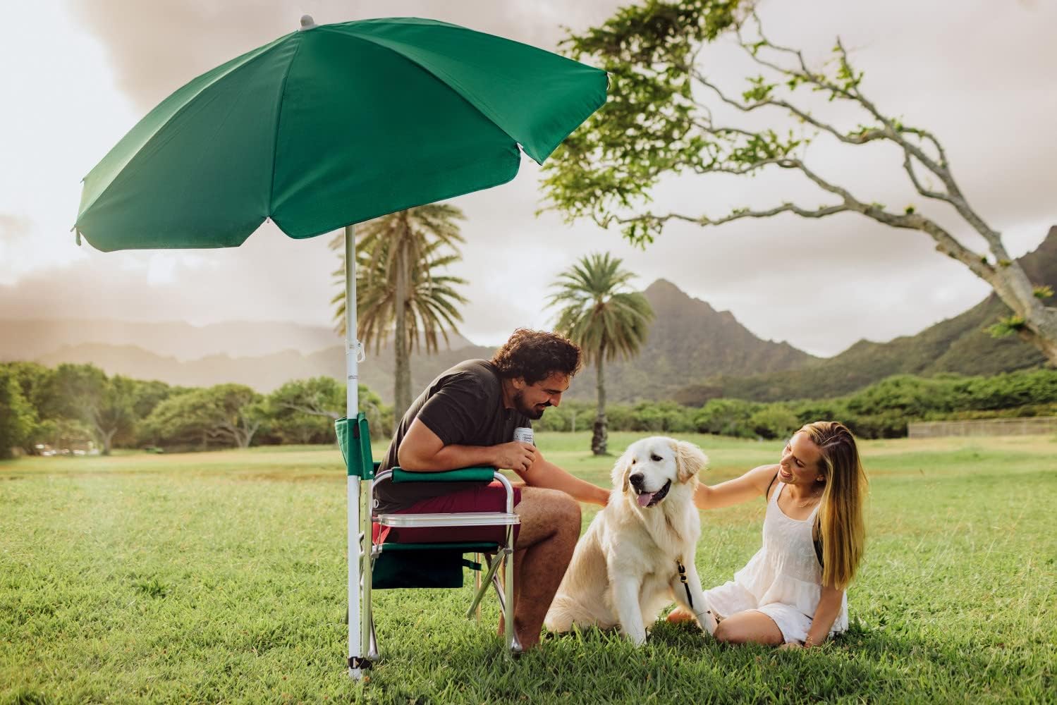 PICNIC TIME NCAA Baylor Bears Sports Chair with Side Table - Beach Chair - Camp Chair for Adults