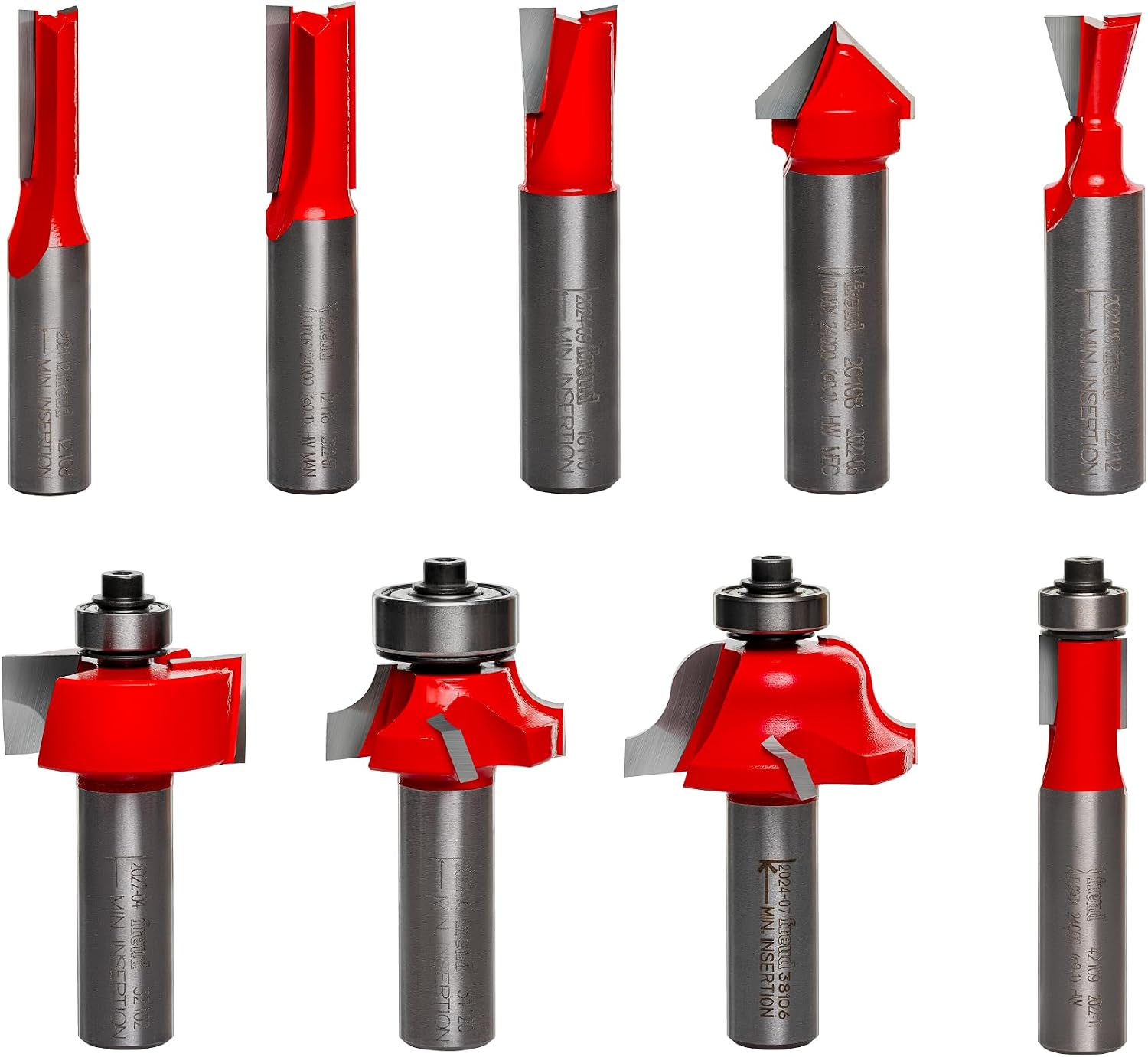 Freud 91-108: 9 Piece Basic Bit Set (1/2' Shank)